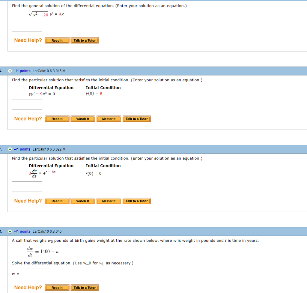 Solved Find the general solution of the differential | Chegg.com
