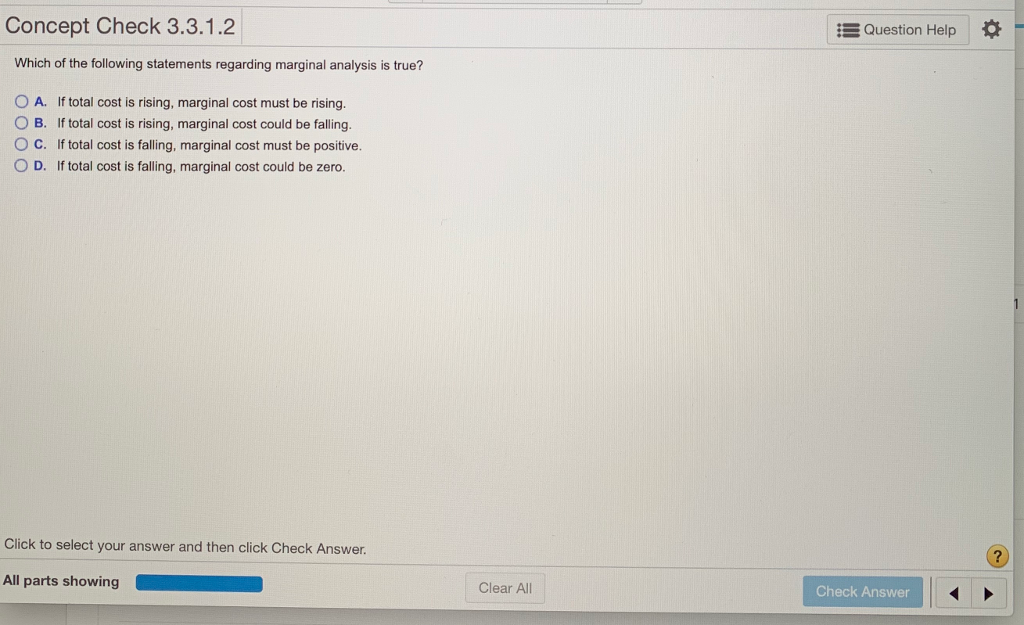 Solved Concept Check 3.3.1.2 Question Help Which of the | Chegg.com