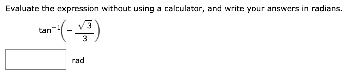Solved Evaluate the expression without using a calculator, | Chegg.com