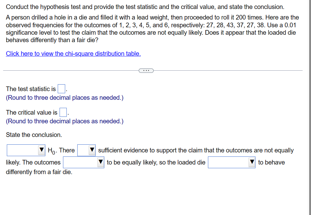 Solved Conduct the hypothesis test and provide the test | Chegg.com