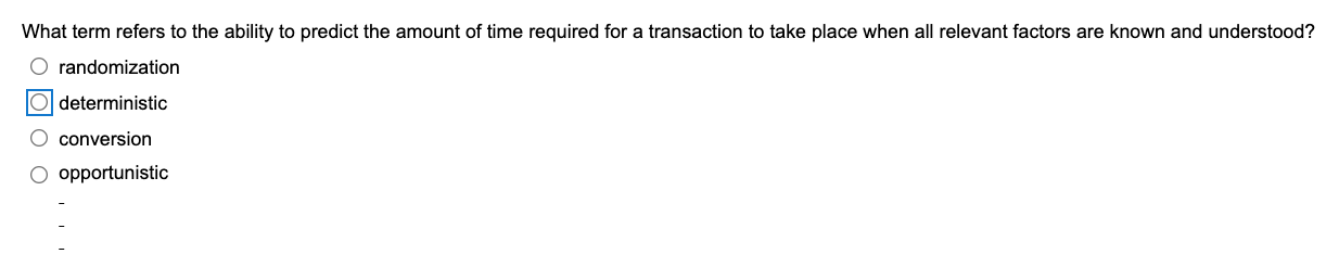 solved-what-term-refers-to-the-ability-to-predict-the-amount-chegg