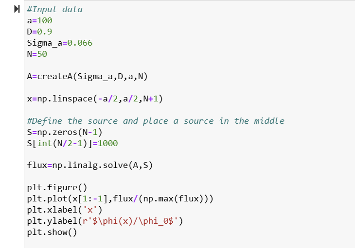 Solved this code is for "a source plane at the | Chegg.com