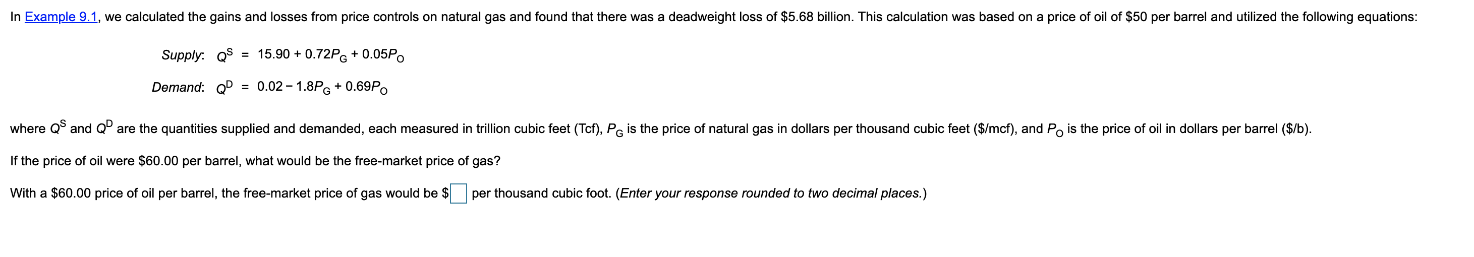 Solved In Example 9.1, We Calculated The Gains And Losses | Chegg.com