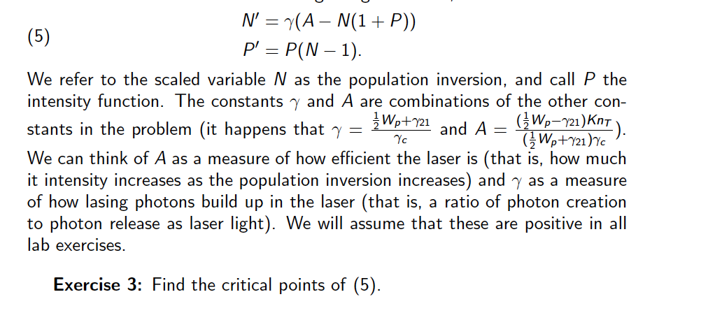 Solved We refer to the scaled variable N as the population | Chegg.com