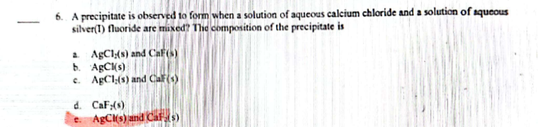 Solved Can someone explain why e is the answer as well as | Chegg.com