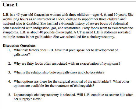 Solved Case 1 L.B. is a 45-year-old Caucasian woman with | Chegg.com