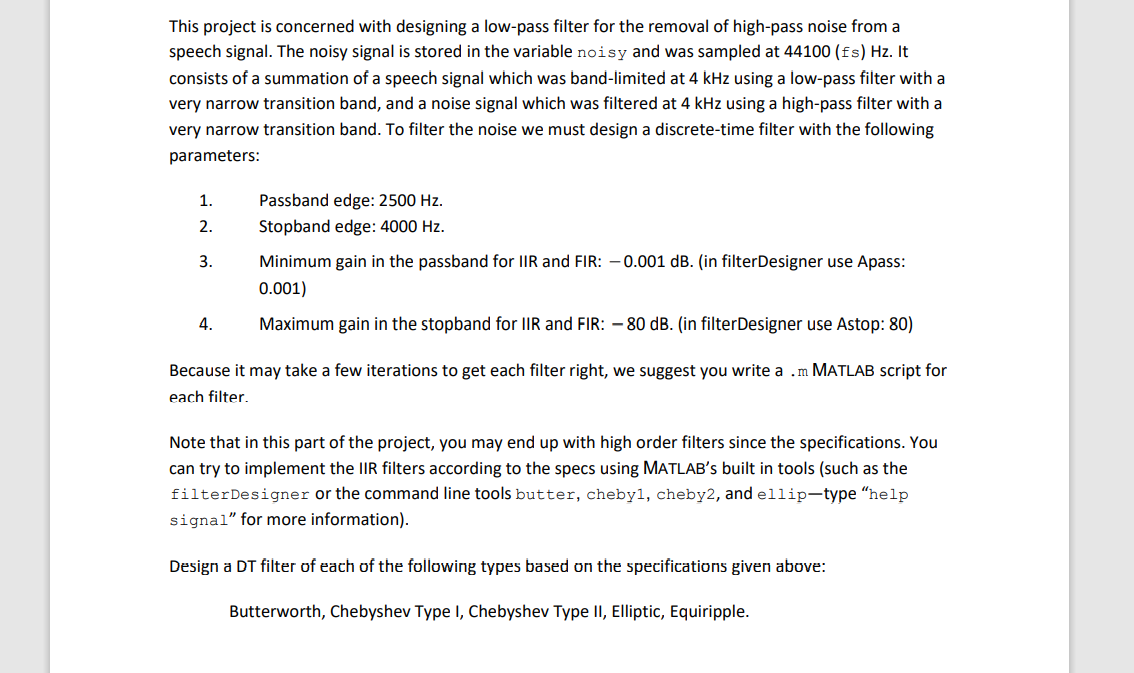 This project is concerned with designing a low-pass Circuit Diagram