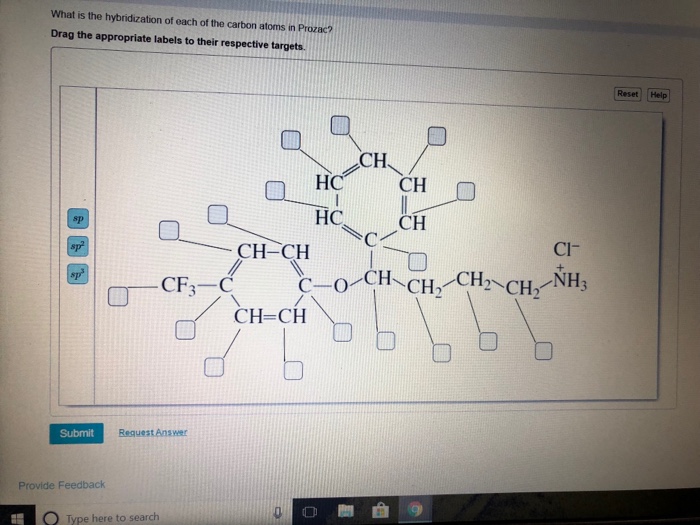 Solved What is the hybridization of each of the carbon atoms | Chegg.com
