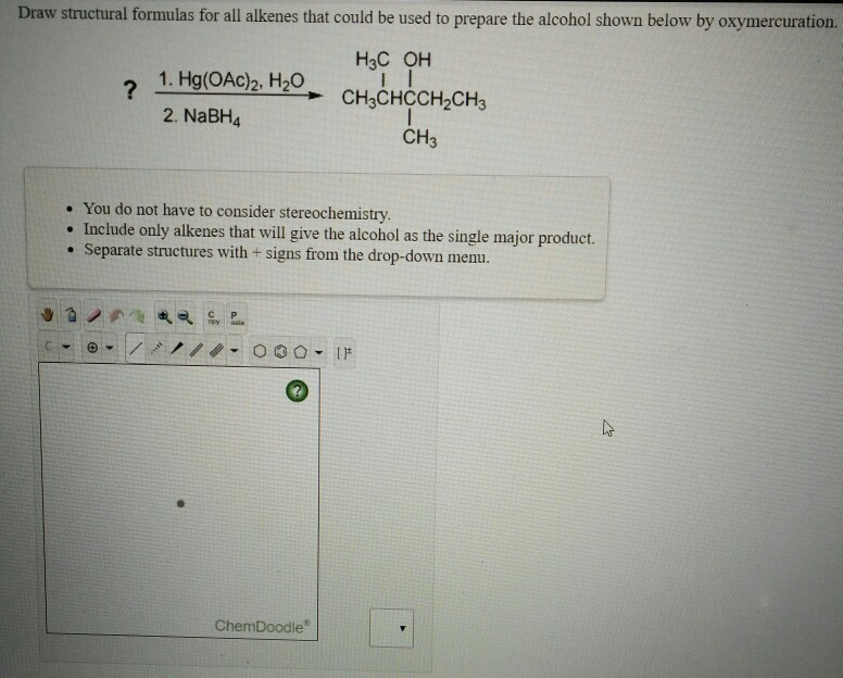Solved Either the reactant (x) or the major organic product | Chegg.com