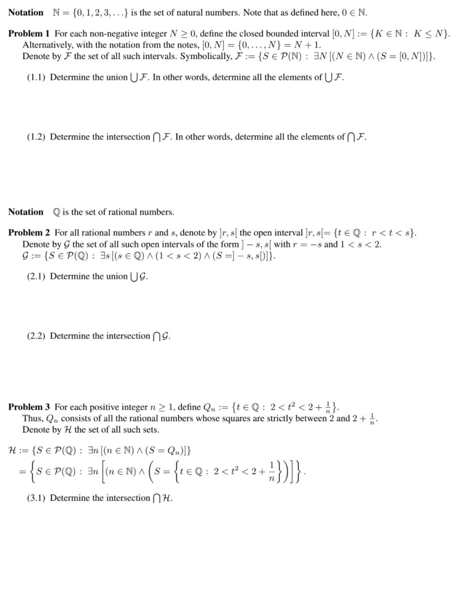 Solved Notation N 0 1 2 3 is the set of natural Chegg