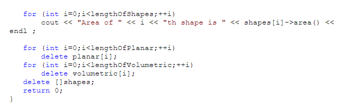 Solved C++ OOP (Object Oriented Programming ) What should be | Chegg.com