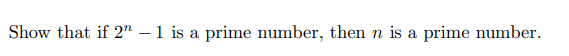 2 n 1 prime number