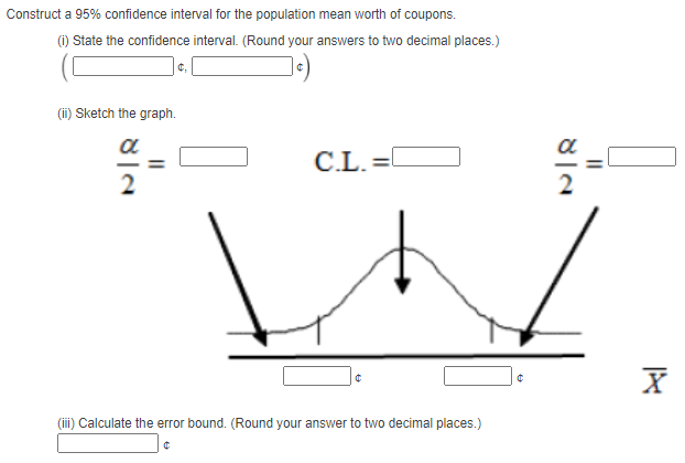 Solved A Survey Of The Mean Number Of Cents Off That Coupons Chegg