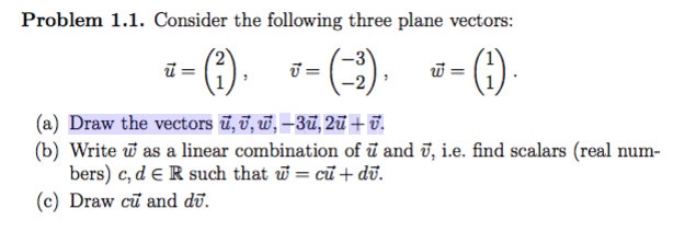 Solved Problem 1.1. Consider the following three plane | Chegg.com