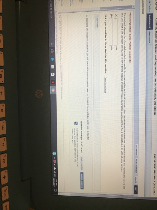 Solved Callister, Materials Science and Engineering An