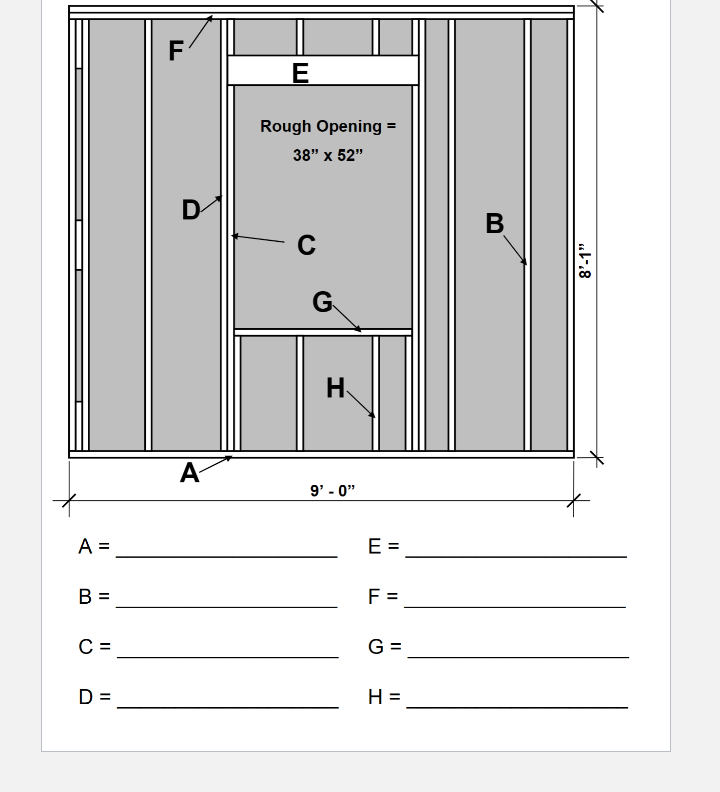 Solved Review text and online sources for wall framing | Chegg.com