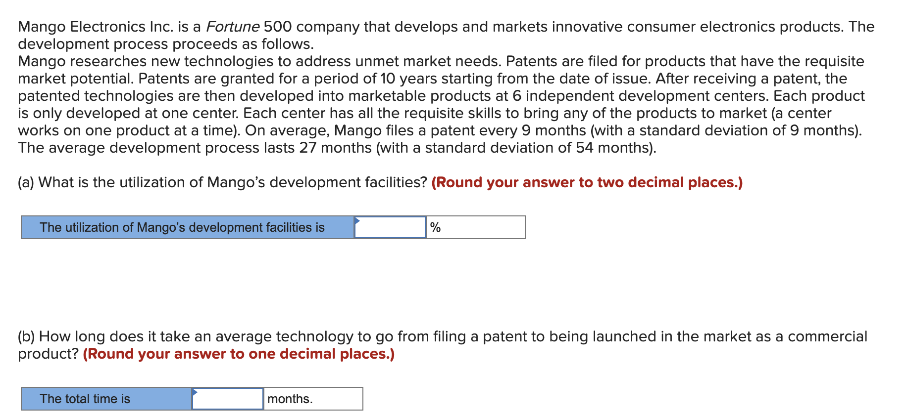 Solved Mango Electronics Inc. is a Fortune 500 company that | Chegg.com