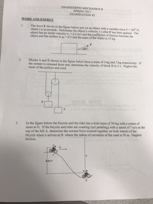 Solved The force F shown in the figure below acts on an | Chegg.com