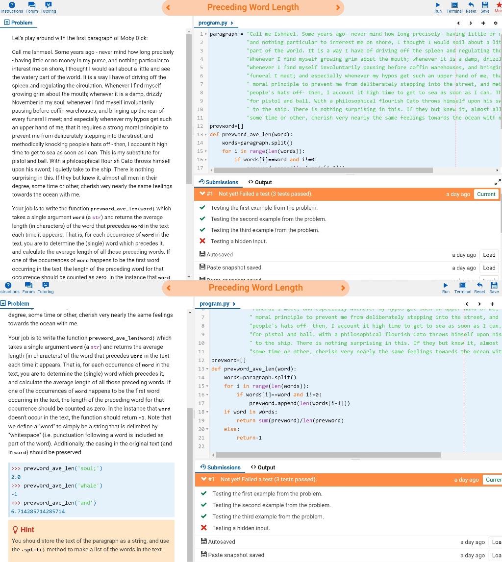 Solved How can I make it correct? Python, thank you! | Chegg.com