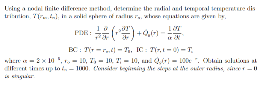 Solved Using a nodal finite-difference method, determine the | Chegg.com