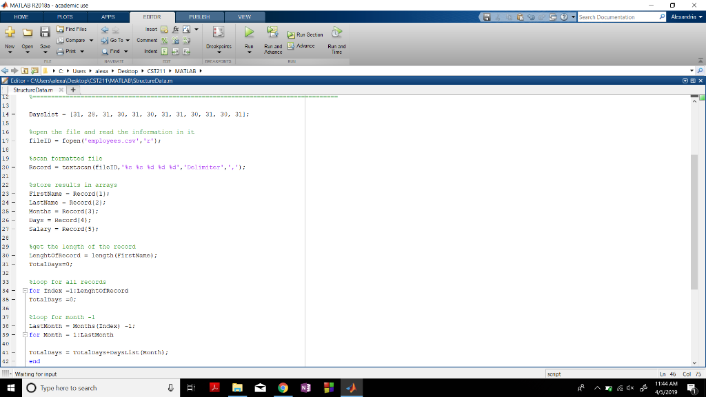 I am working on a project in MATLAB to learn how to | Chegg.com