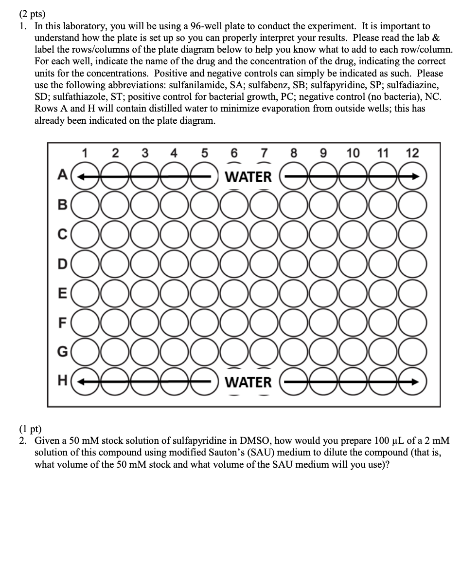 Solved 6. (2pts) In this lab, you set up and carried out a