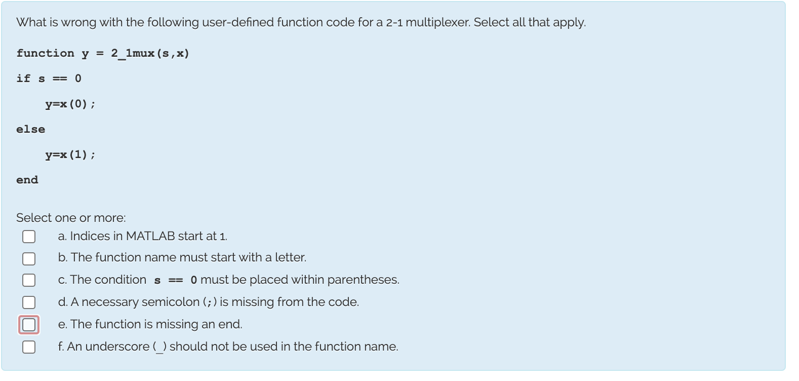 Solved What is wrong with the following user-defined | Chegg.com