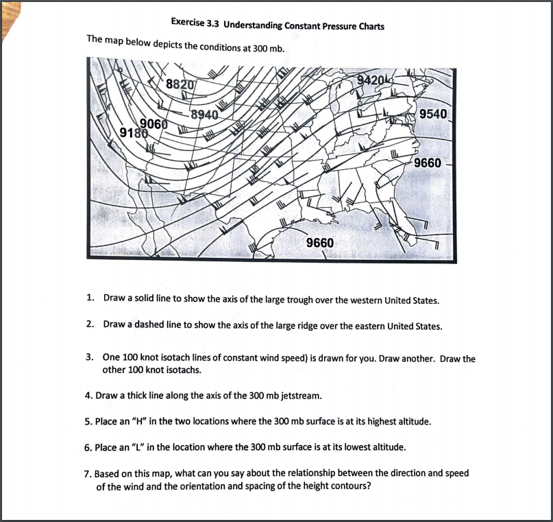 Exercise 3.3 Understanding Constant Pressure Charts | Chegg.com