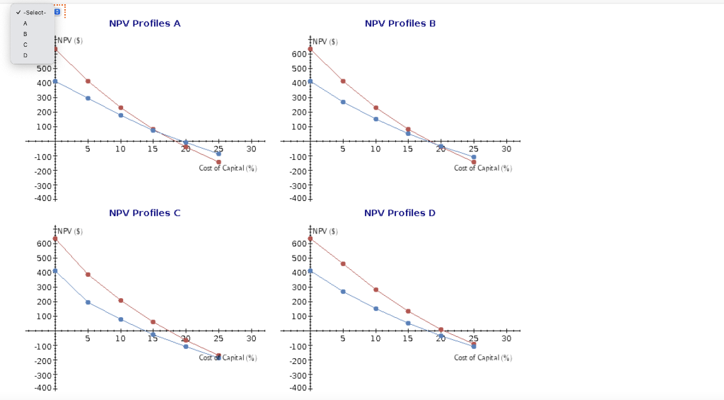 Solved 4. The Basics of Capital Budgeting: NPV Profile A | Chegg.com