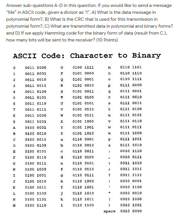 Solved Answer sub-questions A-D in this question. If you | Chegg.com