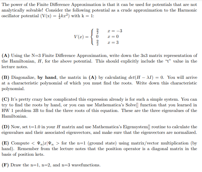 The power of the Finite Difference Approximation is | Chegg.com