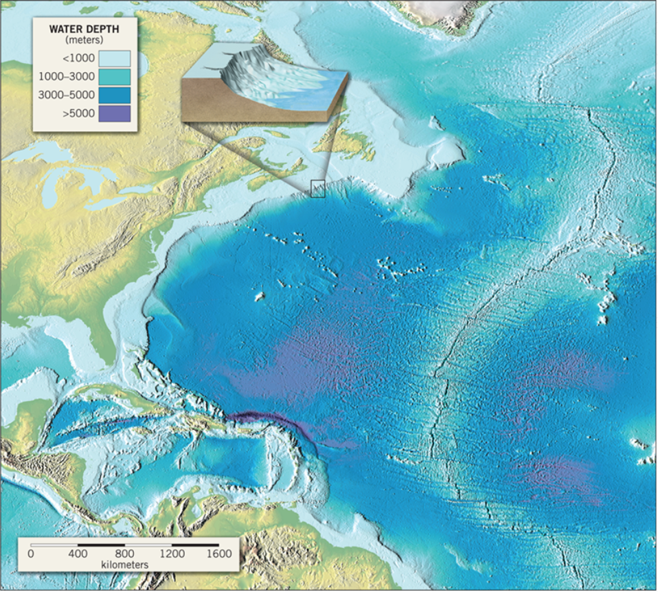 Mid Atlantic Ridge Map