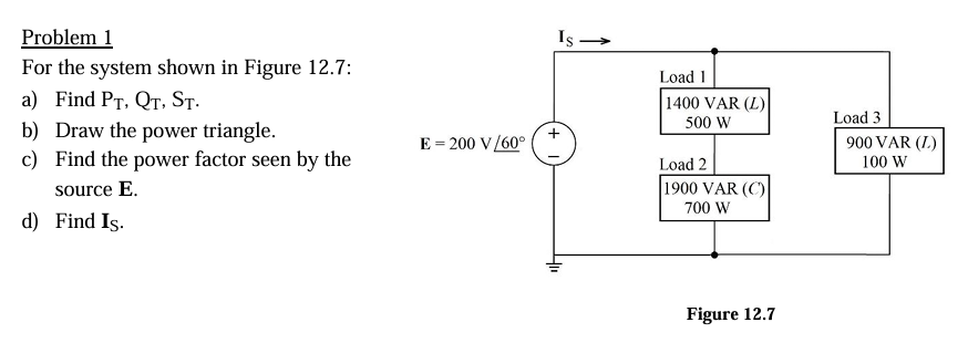 Solved Problem 1For the system shown in Figure | Chegg.com