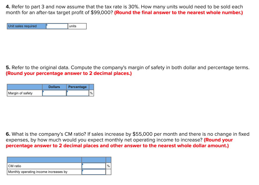 Solved 4. Refer to part 3 and now assume that the tax rate