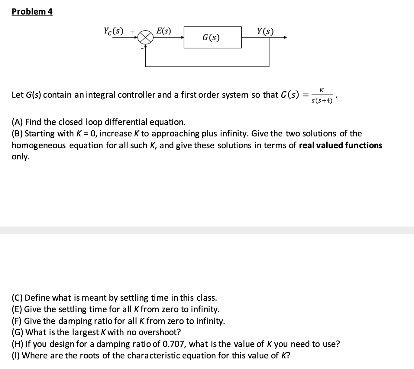 Solved Problem 4 Yc S E S Y S G S K Let G S Contai Chegg Com