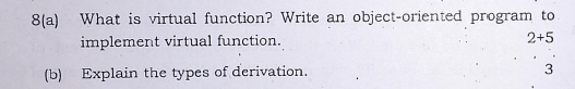 solved-8-a-what-is-virtual-function-write-an-chegg