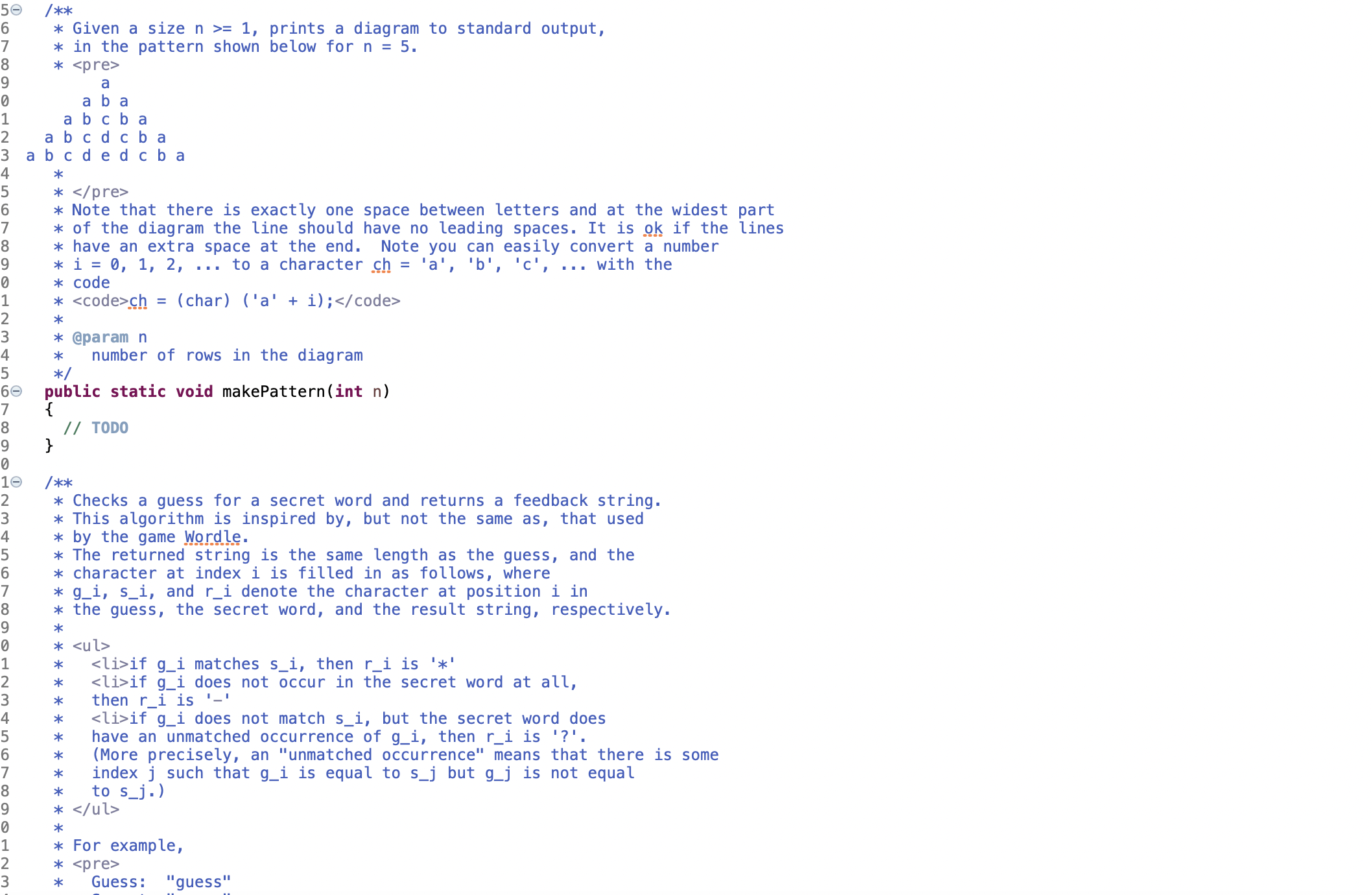 Solved In Java please If you have trouble with countMatches, | Chegg.com