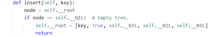 Solved RB-INSERT-FIXUP(T,z) 1 while z.p.color == RED 2 if | Chegg.com