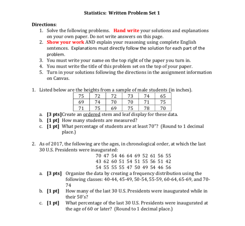 Which is an example of a statistical question