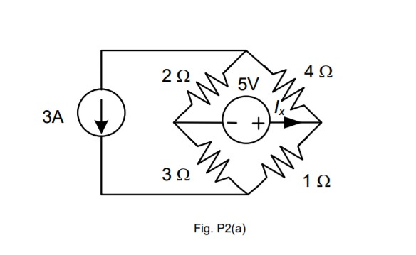 Solved 2? 4? 3A 3? 1?? Fig. P2(a) | Chegg.com