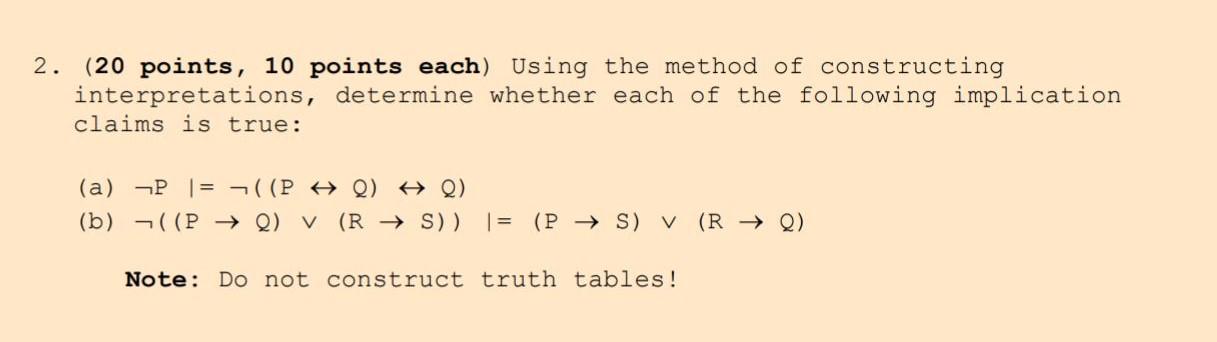 Solved 2. (20 points, 10 points each) Using the method of | Chegg.com