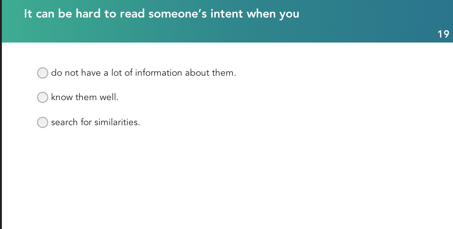 Solved Which Of The Following Is NOT Considered A Skill For Chegg