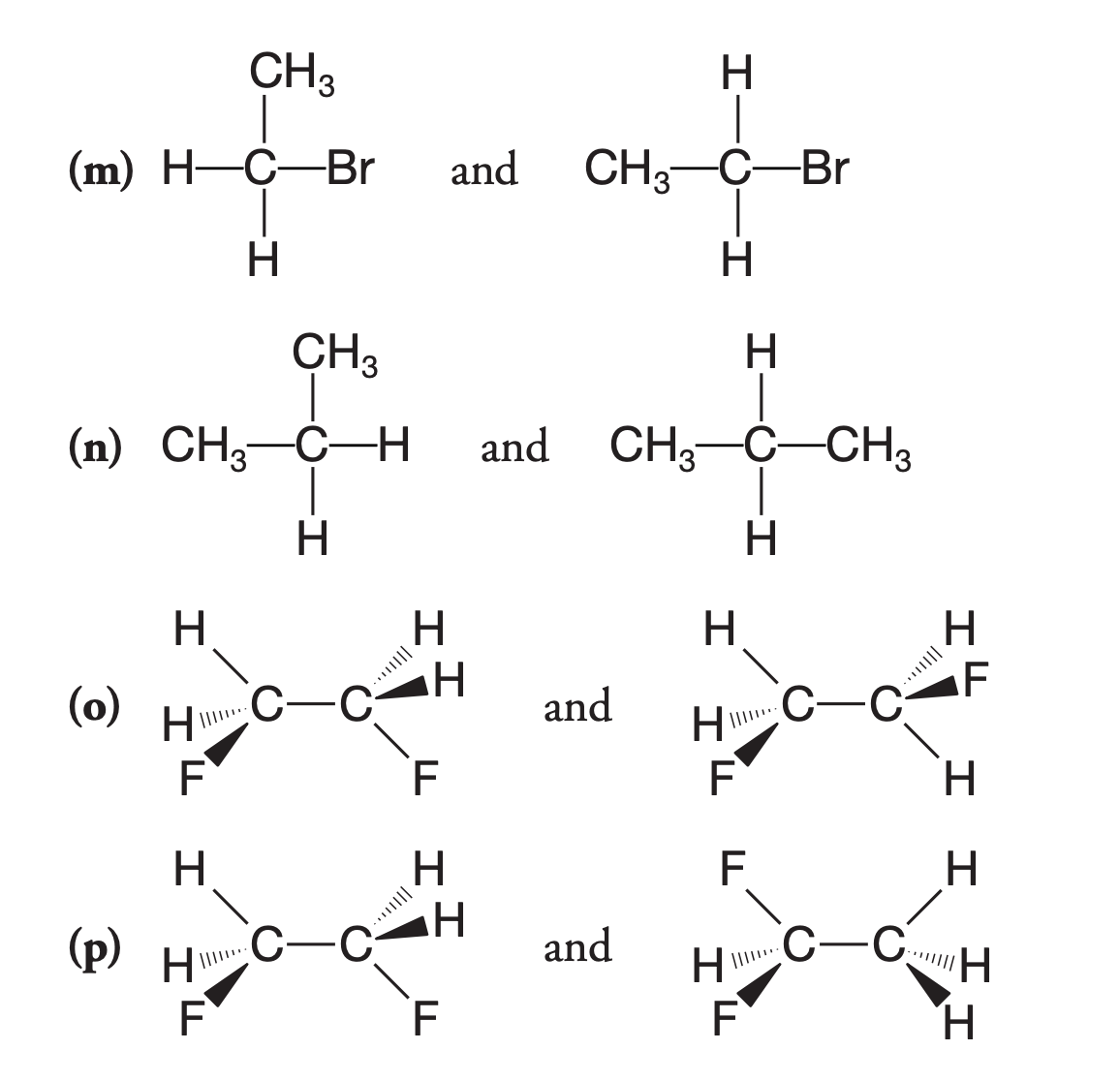 Solved 1.35 Consider each pair of structural formulas that | Chegg.com