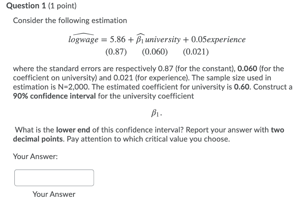 Solved Question 1 (1 Point) Consider The Following | Chegg.com