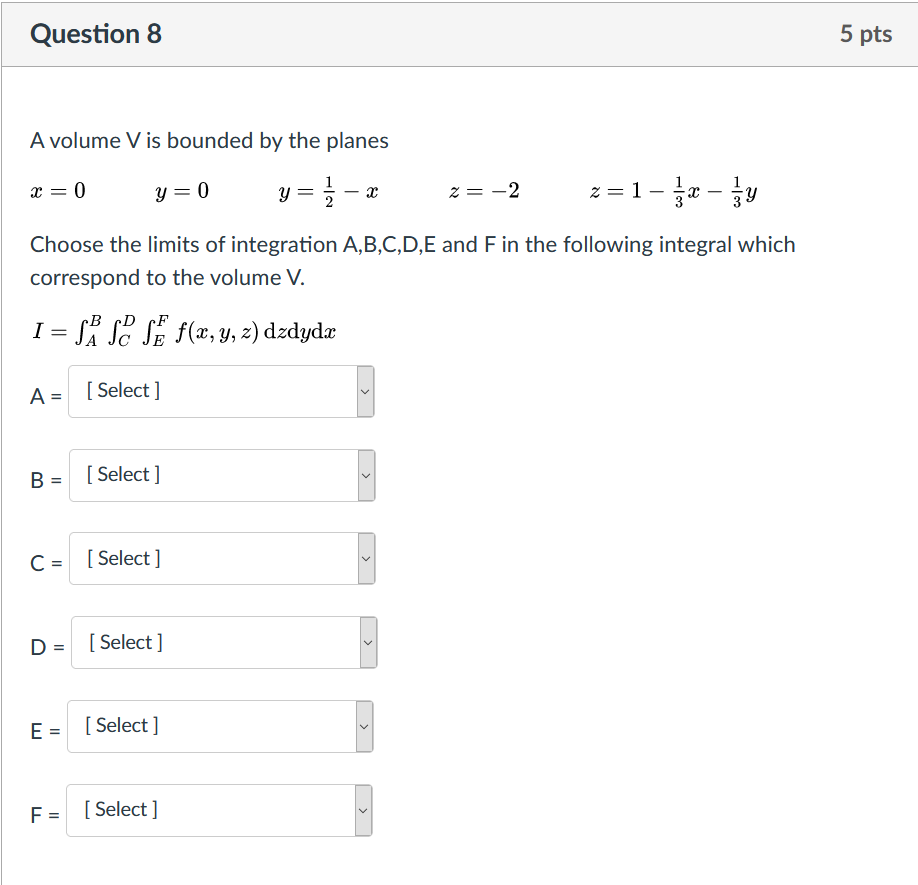 Solved Question 5 4 Pts Dy Consider The Following Differe Chegg Com