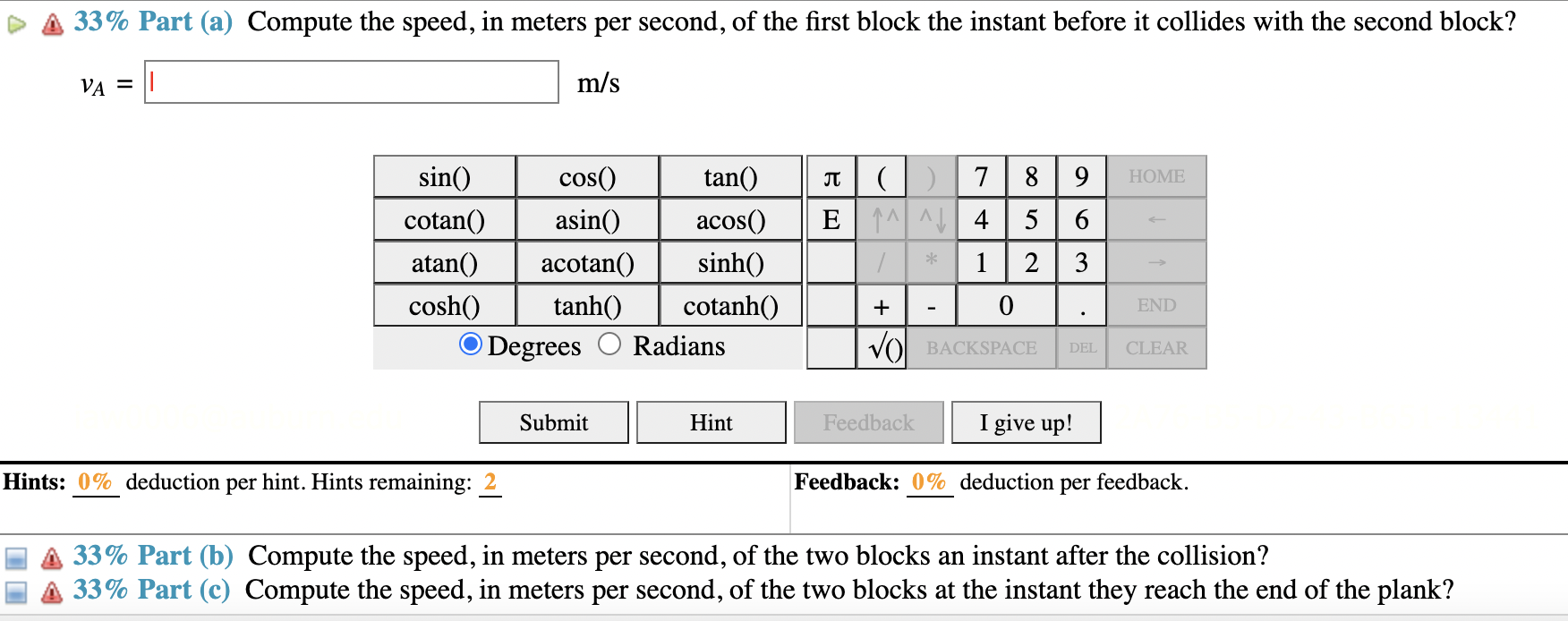 Solved (10\%) Problem 10: Laboratory students execute an | Chegg.com