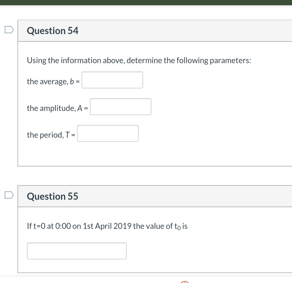 Solved Questions 53-55 refer to the following information. A | Chegg.com