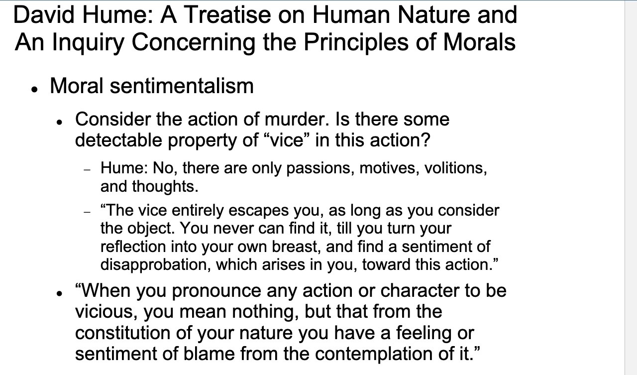 Solved In Hume’s view, morality is ultimately determined