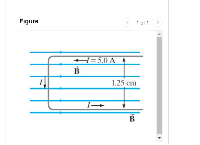 Solved A Small But Rigid U Shaped Wire Carrying A A Chegg Com