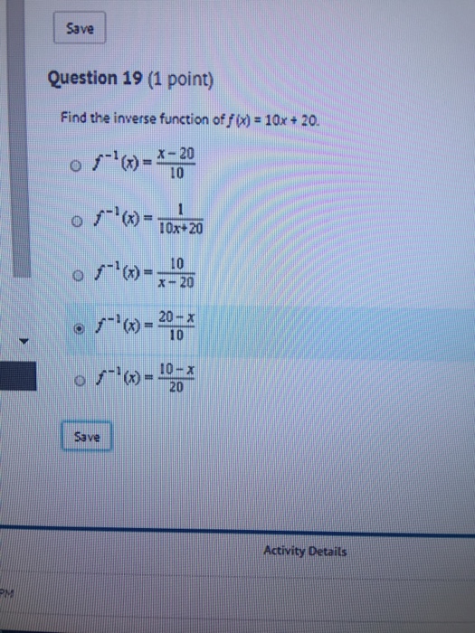 solved-find-the-inverse-function-of-f-x-10x-20-f-1-chegg